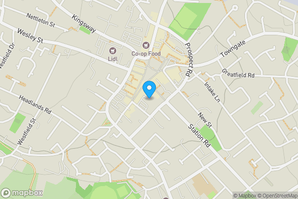 Map location for 5 Oakwood Cottages, Ossett, West Yorkshire WF5 8AH