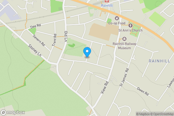 Map location for Ribble Avenue, Prescot, Merseyside, L35 0NJ