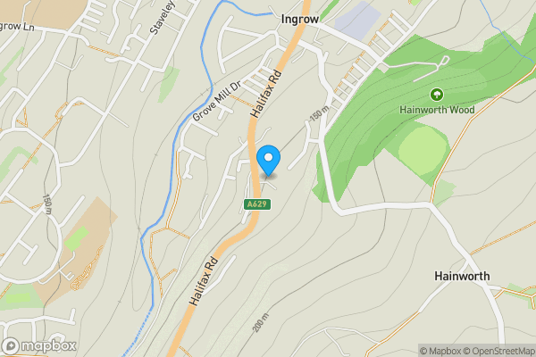 Map location for Land at Ingram Street , Keighley, West Yorkshire BD21 5HA