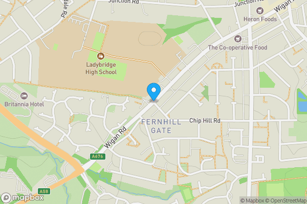 Map location for Wigan Road, BOLTON, Lancashire, BL3 4QN