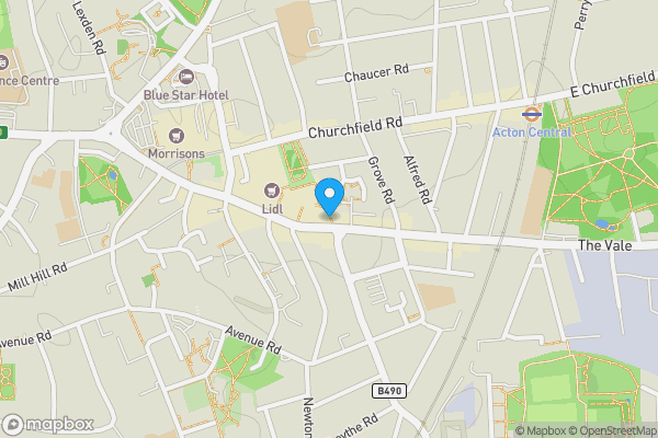 Map location for 90 High Street, Acton, London, W3 6QX