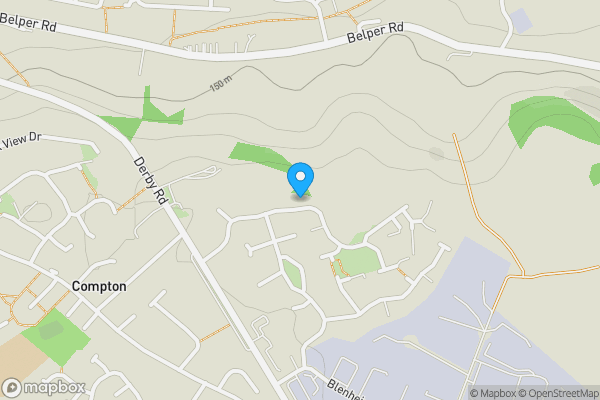 Map location for Building Plots adj 21 Cavendish Drive, Ashbourne, Derbyshire DE6 1SR
