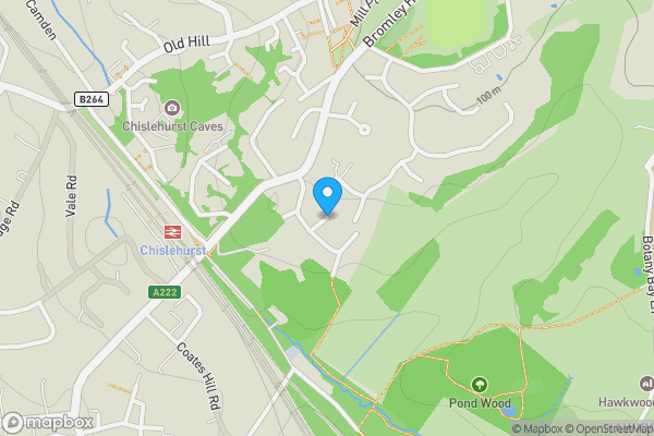 Map location for Thistlemead, CHISLEHURST, Kent, BR7 5RF