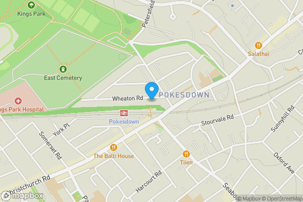 Map location for 16 Wheaton Road, Bournemouth, BH7 6LJ