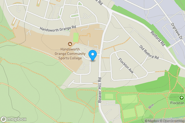 Map location for 11 Beaver Avenue, Sheffield, South Yorkshire, S13 9QH