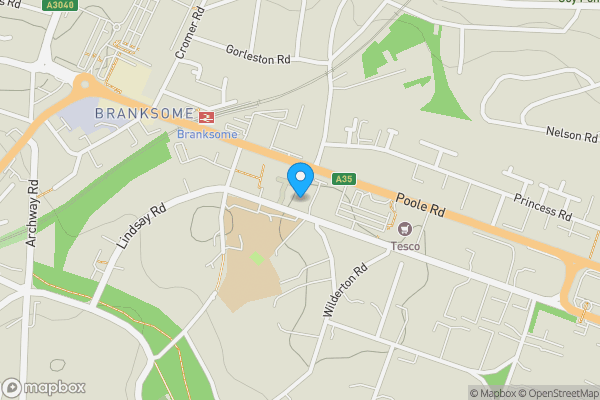 Map location for Flat 16 Melton Court, 37 Lindsay Road, Poole, BH13 6BH