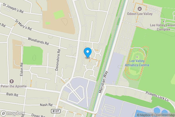 Map location for 56 Linnet Close, London, N9 8UH