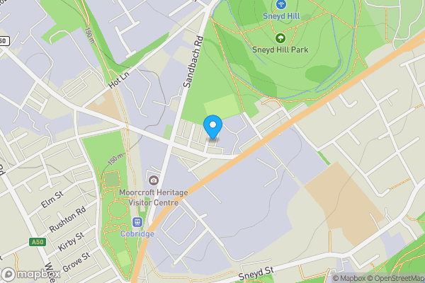 Map location for 8 Lindley Street, Stoke-on-Trent, ST6 2DW