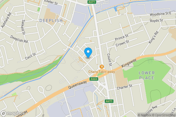 Map location for 26 Well Street, Rochdale, Lancashire, OL11 1AX