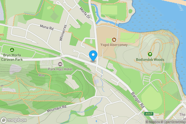 Map location for 6 Waen Terrace, Conwy, LL32 8EA