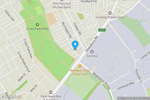 Map location for 6 Harlech Road, Leeds , West Yorkshire LS11 7DG