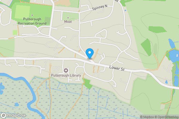 Map location for Rectory Lane, PULBOROUGH, West Sussex, RH20 2AD