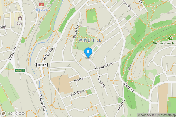 Map location for Prospect Grove, Shipley, West Yorkshire, BD18 2LQ