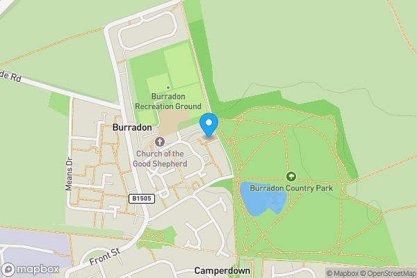 Map location for 16 Kirkwood, Burradon, Cramlington, NE23 7PF