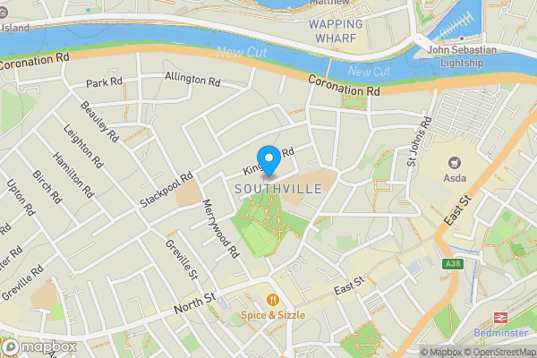 Map location for 17, Lydstep Terrace, Southville, Bristol, BS3 1DR