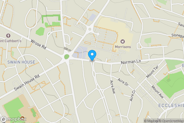 Map location for Norman Lane, BRADFORD, West Yorkshire, BD2 2JU
