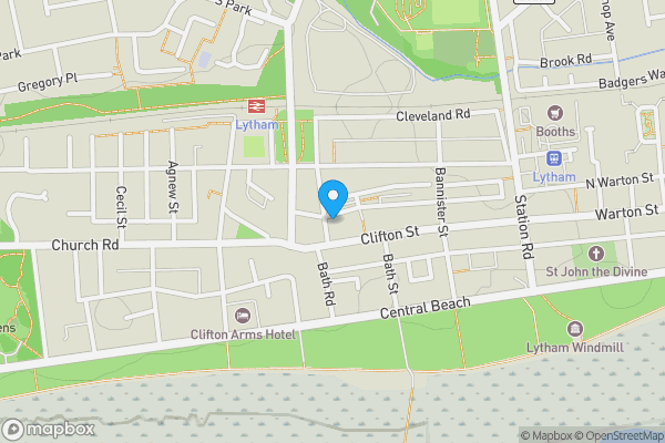 Map location for Upper Parts at 3-5 Pleasant Street, Lytham St. Annes, Lancashire, FY8 5JA