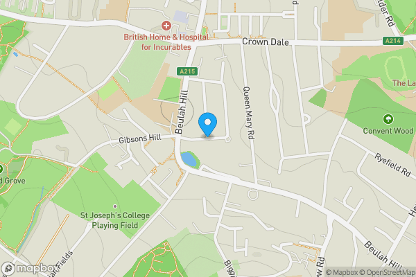 Map location for 20 Grecian Crescent, Crystal Palace, SE19 3HH