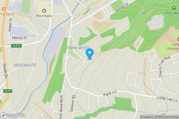Map location for 70 Parkwood Court, Parkwood Rise, Keighley, BD21 4RF