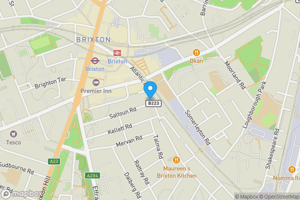 Map location for 64-68 Atlantic Road, Lambeth, London, SW9 8PY