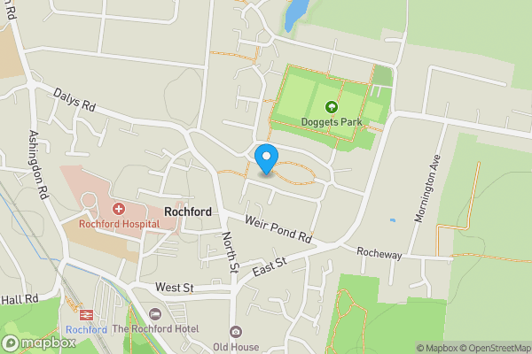 Map location for 27A Middle Mead, Rochford, Essex, SS4 1RJ