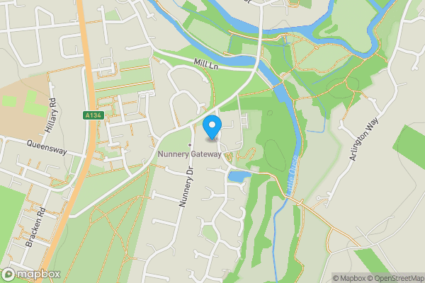 Map location for 3 Nunnery Cottage Nunnery Place, Thetford, Norfolk, IP24 2PZ