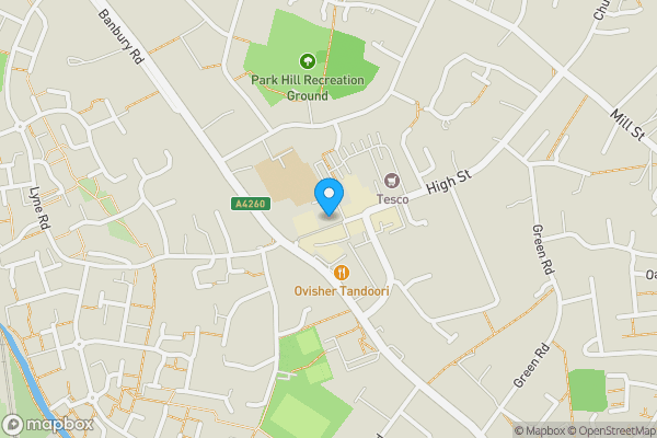 Map location for 18 High Street, Kidlington, Oxfordshire OX5 2DH