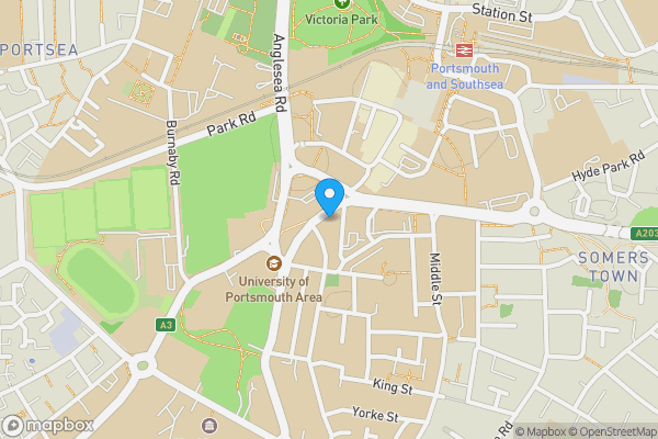 Map location for Apartment 17 Charter House, Lord Montgomery Way, Portsmouth, PO1 2SG