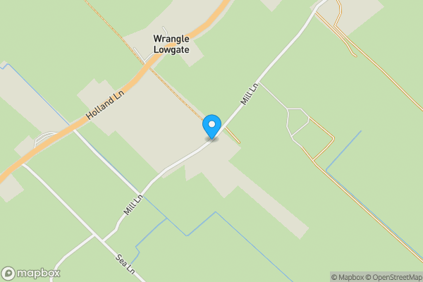 Map location for Four Winds, Mill Lane, Wrangle, Boston, Lincolnshire, PE22 9HG