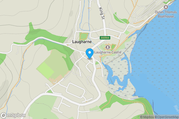 Map location for 7 Frogmore Street, Laugharne, Carmarthen, Dyfed, SA33 4SX