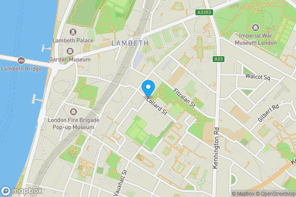 Map location for 12 Car Parking Spaces, Lollard Street, London, SE11 6PX
