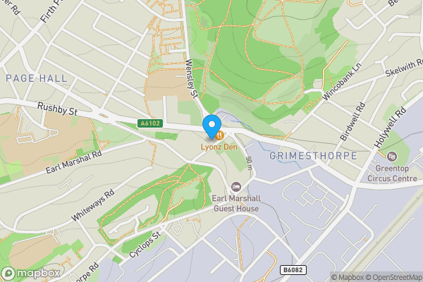 Map location for 39 Upwell Hill, Sheffield, South Yorkshire, S4 8EZ