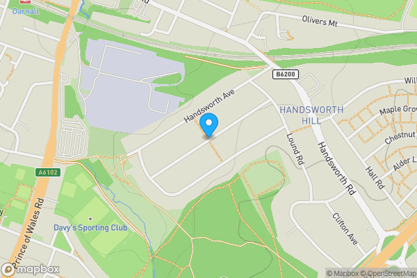 Map location for Houstead Road, South Yorkshire, S9