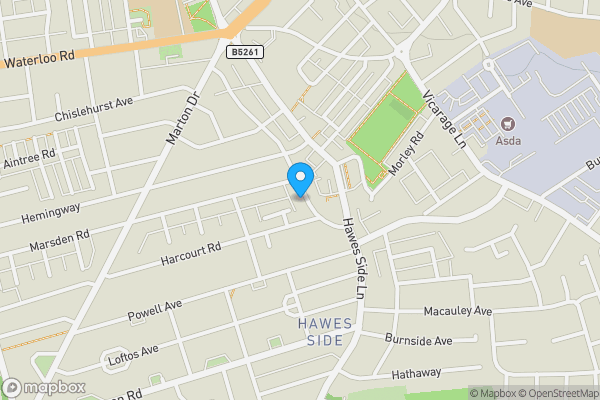 Map location for 60 Ellesmere Road, Blackpool, Lancashire, FY4 3DS