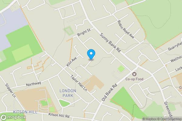 Map location for Sunny Bank Walk, Mirfield, West Yorkshire, WF14 0NQ