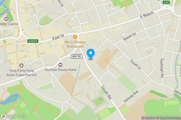 Map location for 6A Alma Street, Taunton TA1 3AH