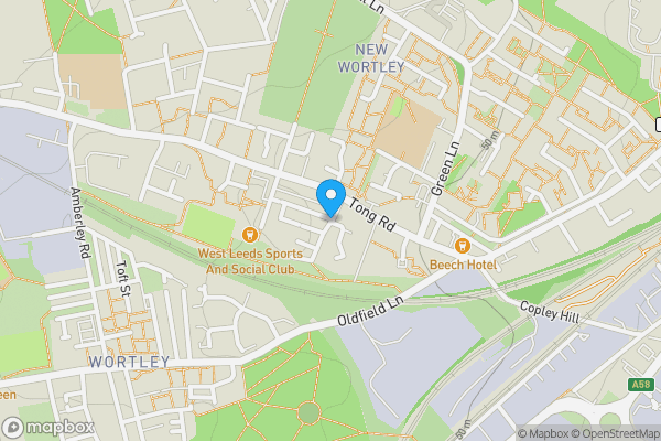 Map location for Flat 3 Wortley Lodge, Gilpin Terrace , Leeds, West Yorkshire LS12 1HL