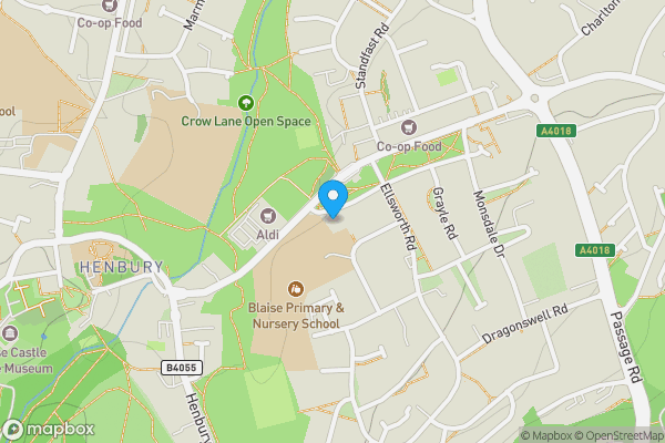 Map location for 70, Crow Lane, Henbury, Bristol, BS10 7EL