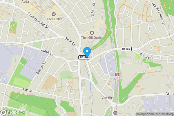 Map location for Flat 10, Station House, Station Road, Batley, WF17 5SP