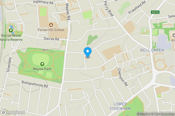 Map location for 12 Niederwald Road, Sydenham, London, SE26 4AD