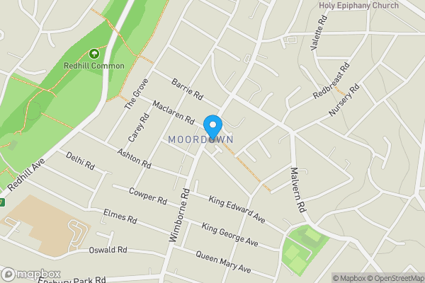 Map location for 937A Wimborne Road, Bournemouth, Dorset, BH9 2BN