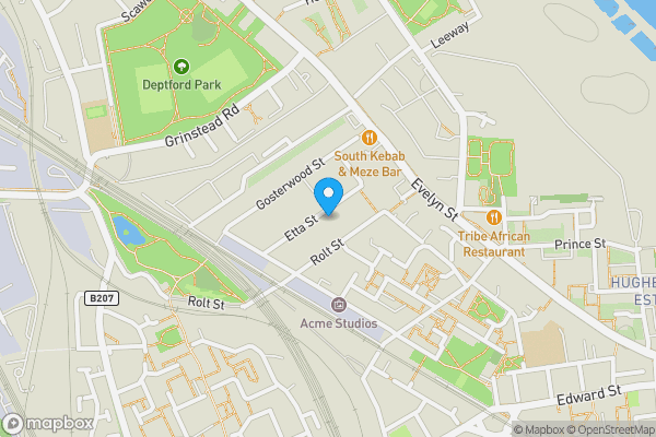 Map location for 35 Etta Street, London, SE8 5NR