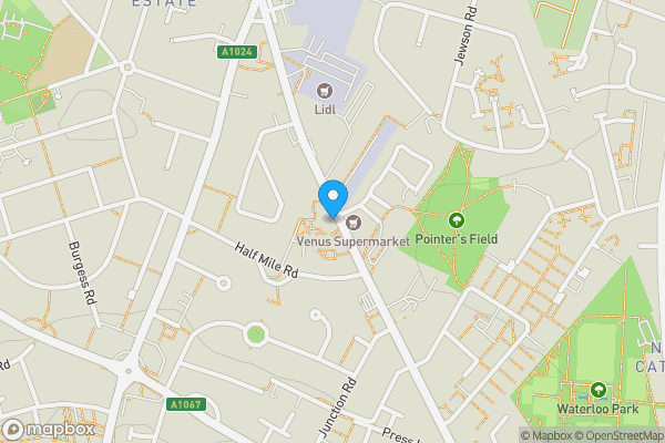 Map location for 240 Aylsham Road, Norwich, Norfolk, NR3 2RG