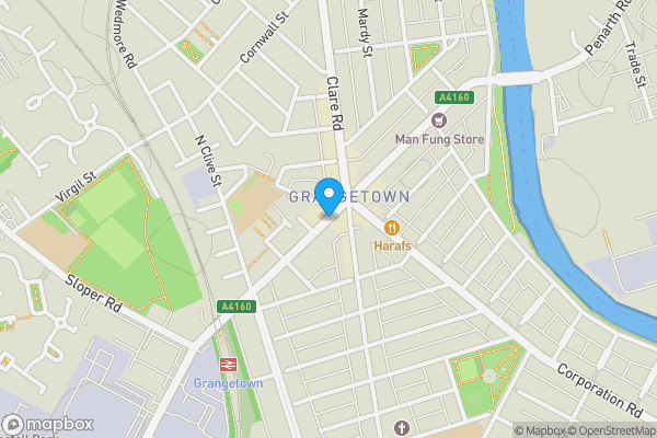 Map location for 130 & 130A Penarth Road, Cardiff, CF11 6NJ