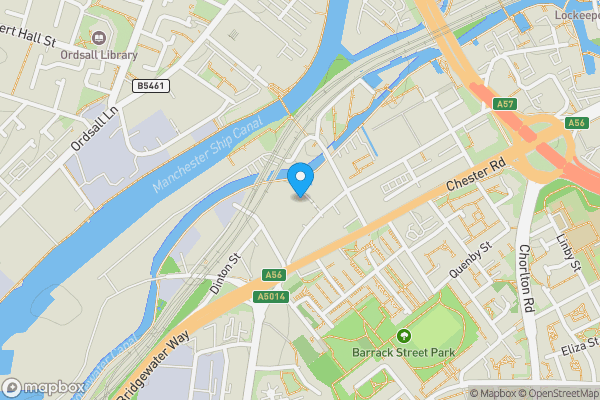 Map location for 64 Ellesmere Street, Castlefield, M15 4QS