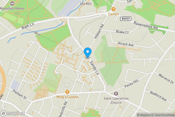 Map location for 68 Sandy Lane, Mansfield NG18 2LU