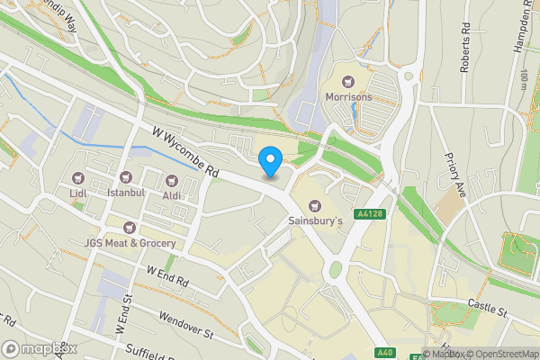Map location for Reddy House, 84 Oxford Road, High Wycombe, Buckinghamshire, HP11 2DX