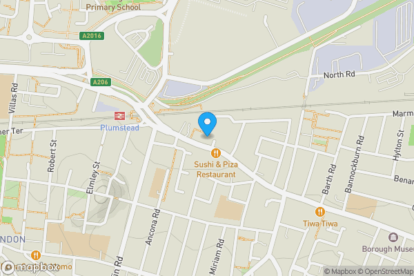 Map location for Flat 3, Gavin House, 25 Plumstead High Street, London SE18 1SP