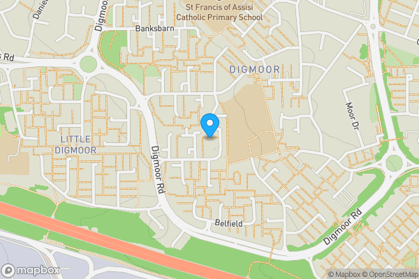 Map location for 129 Bearncroft, Skelmersdale, Lancashire, WN8 9HF