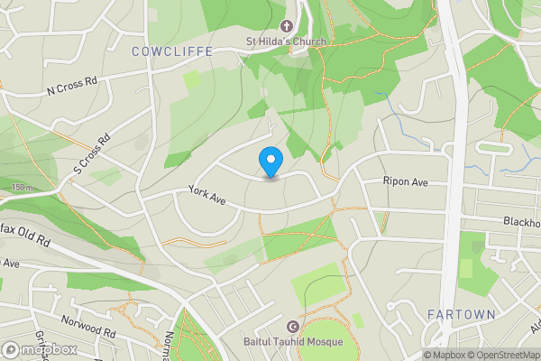 Map location for Hammerton Road, HUDDERSFIELD, West Yorkshire, HD2 2PS